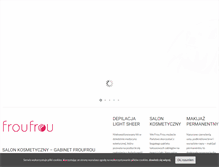 Tablet Screenshot of gabinet-froufrou.pl